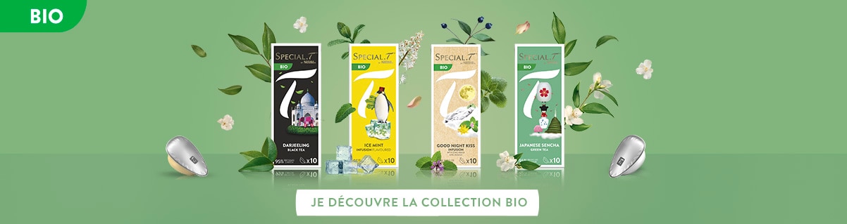 Je découvre la collection de thés/infusions BIO