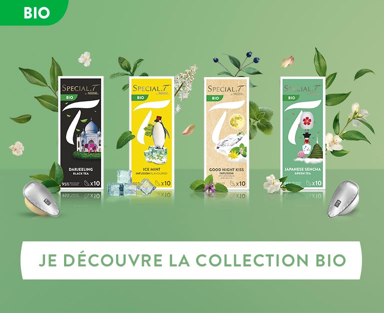 Je découvre la collection de thés/infusions BIO