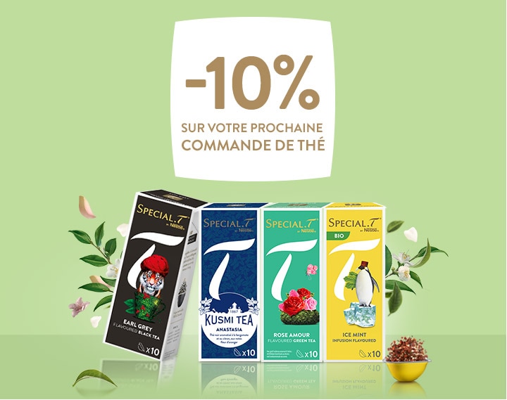 -10% sur votre prochaine commande de thé